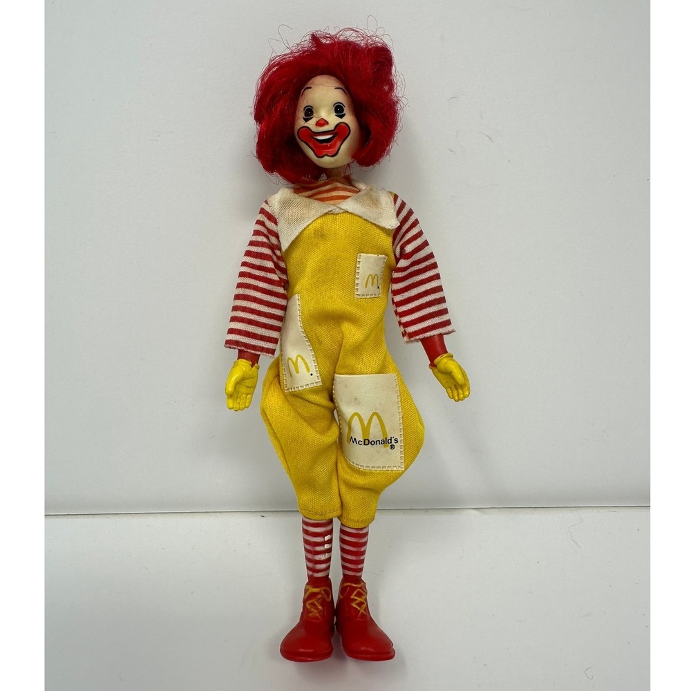 Vintage 1976 Ronald McDonald Remco Action Figure Doll McDonaldland Toy A9